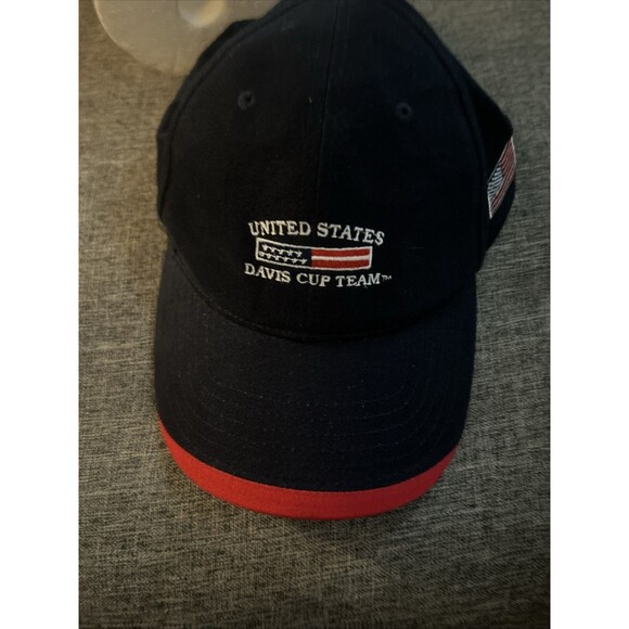 Davis Cup Team Blue Hat Cap Made In China - Picture 4 of 6
